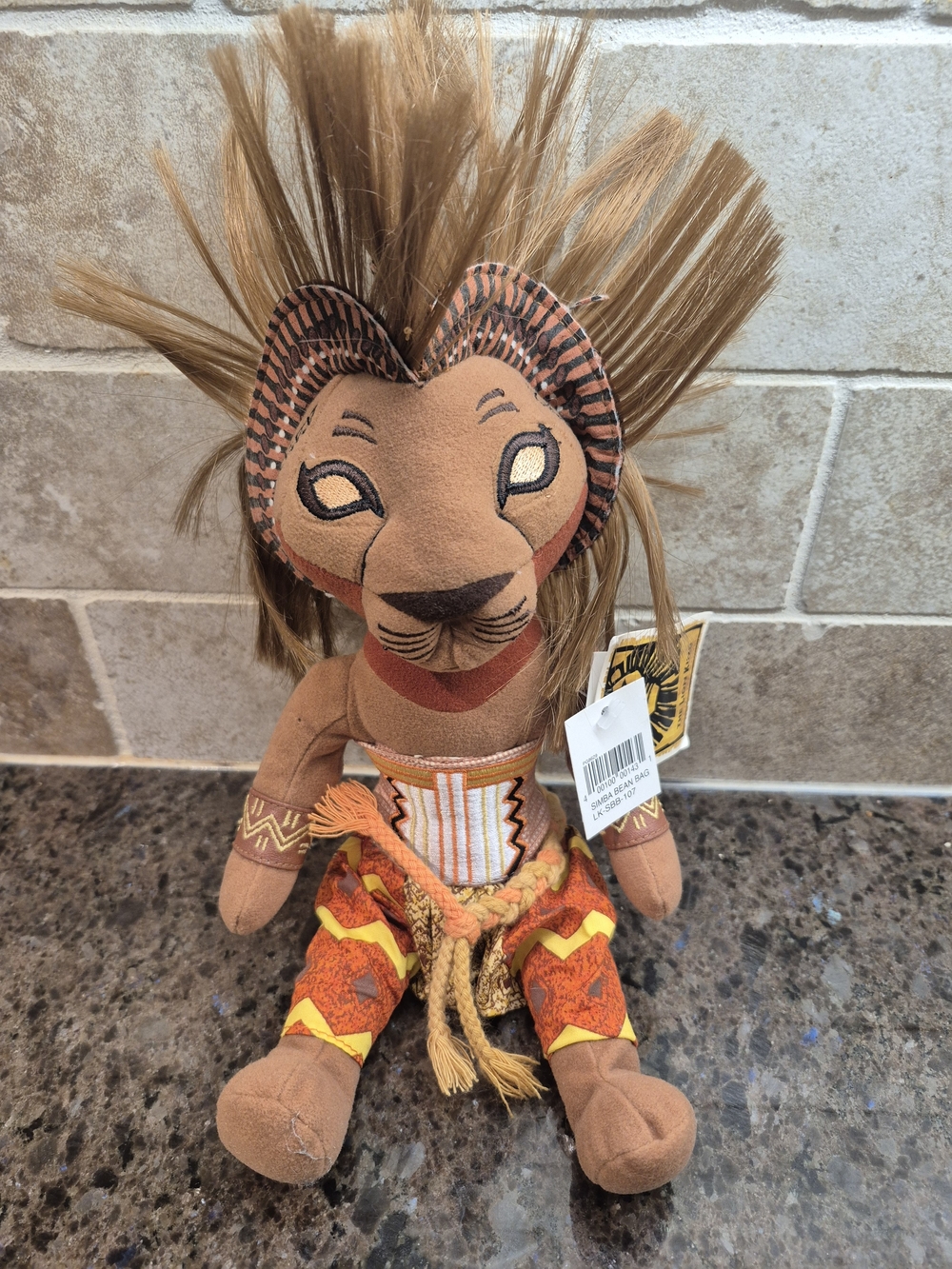 Disney‎ The Lion King Broadway Musical 11" Simba Plush New With Tags